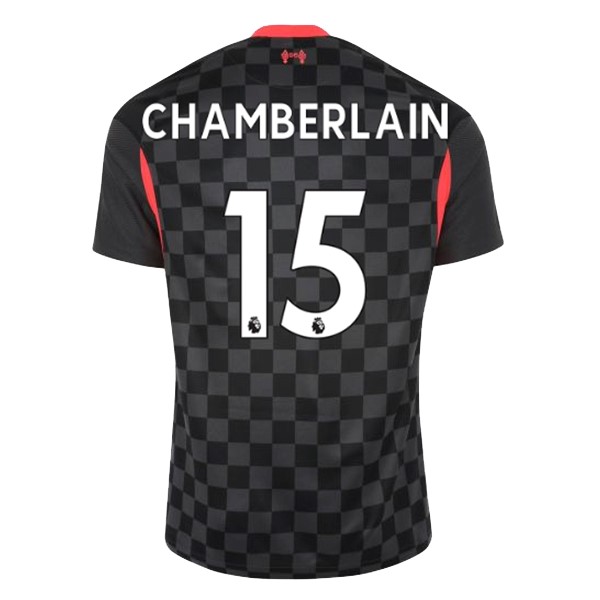 Camiseta Liverpool NO.15 Chamberlain Replica Tercera Ropa 2020/21 Negro